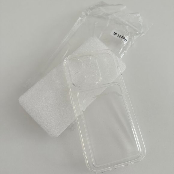 Clear Soft Card Holder Slot Apple iPhone Case - iphone 14 pro - Picture 4 of 7